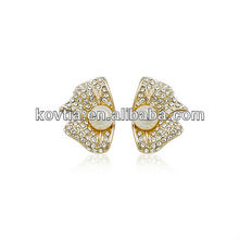 Diamond micro pave earring online shop india gold filled pearl earring